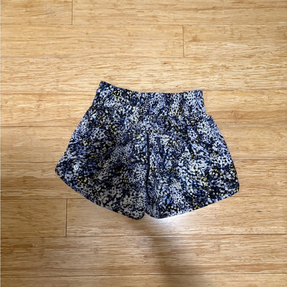 lululemon athletica Pants - Lululemon Floral High Waist Women's running short size 4